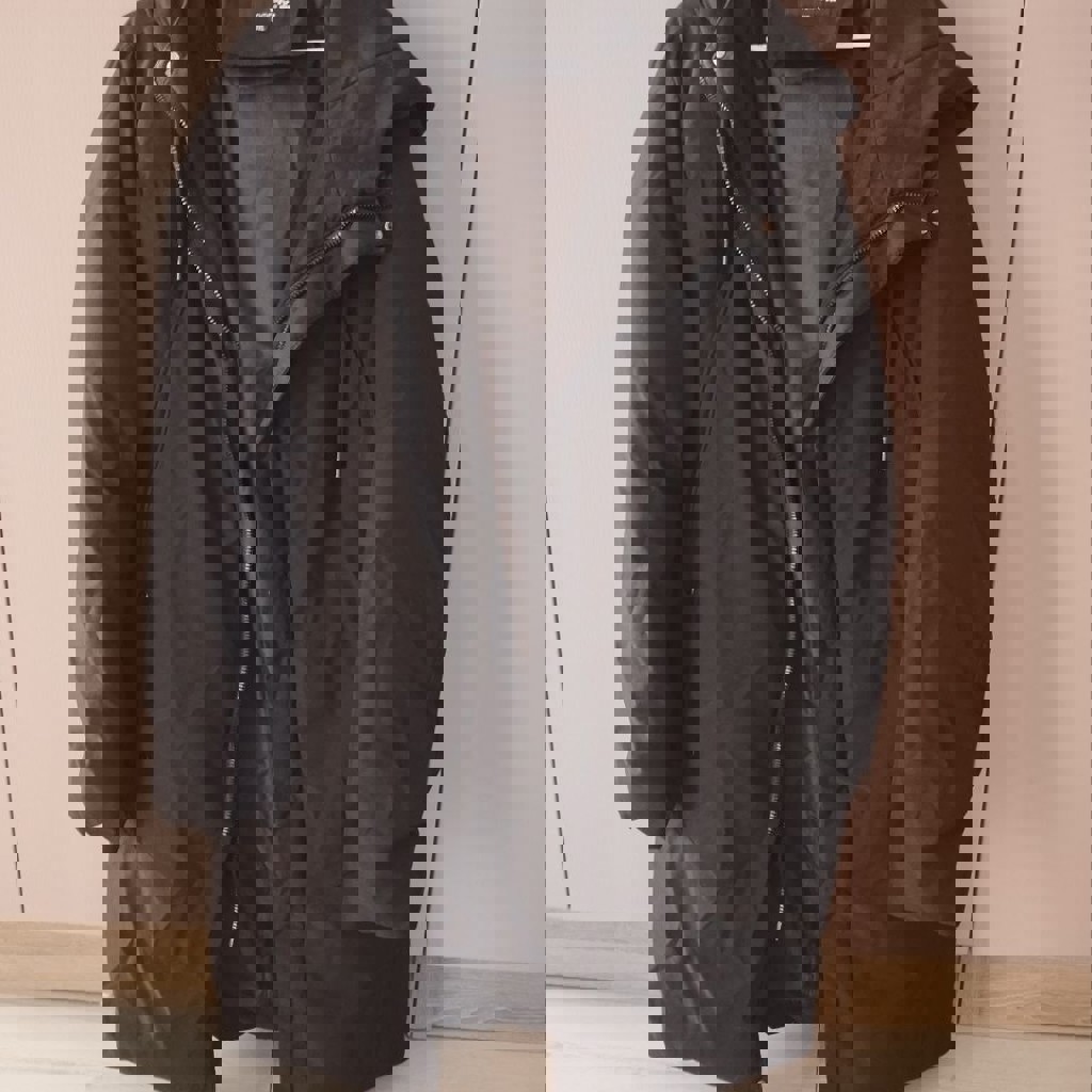 Тёплый зимний пуховик