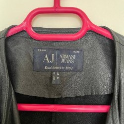 Кожаная куртка Armani Jeans - фото 7