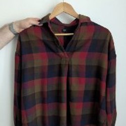 Фланелевая рубашка Uniqlo - фото 3