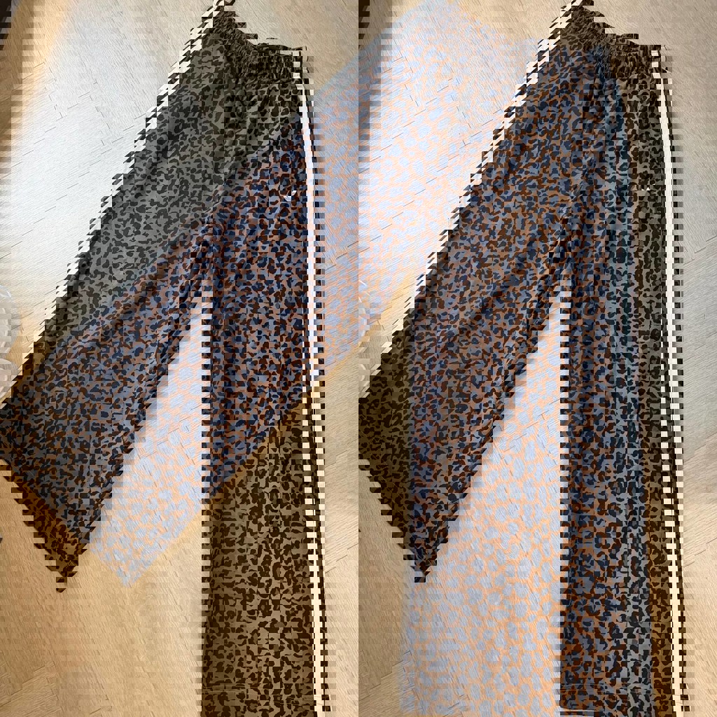 Леопардовые штаны adidas