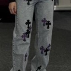 Джинсы Chrome Hearts - фото 4