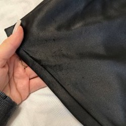 Черная шелковая юбка ZARA - фото 3