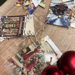 Елка 1.40 с игрушками и гирляндой-леской - фото 4