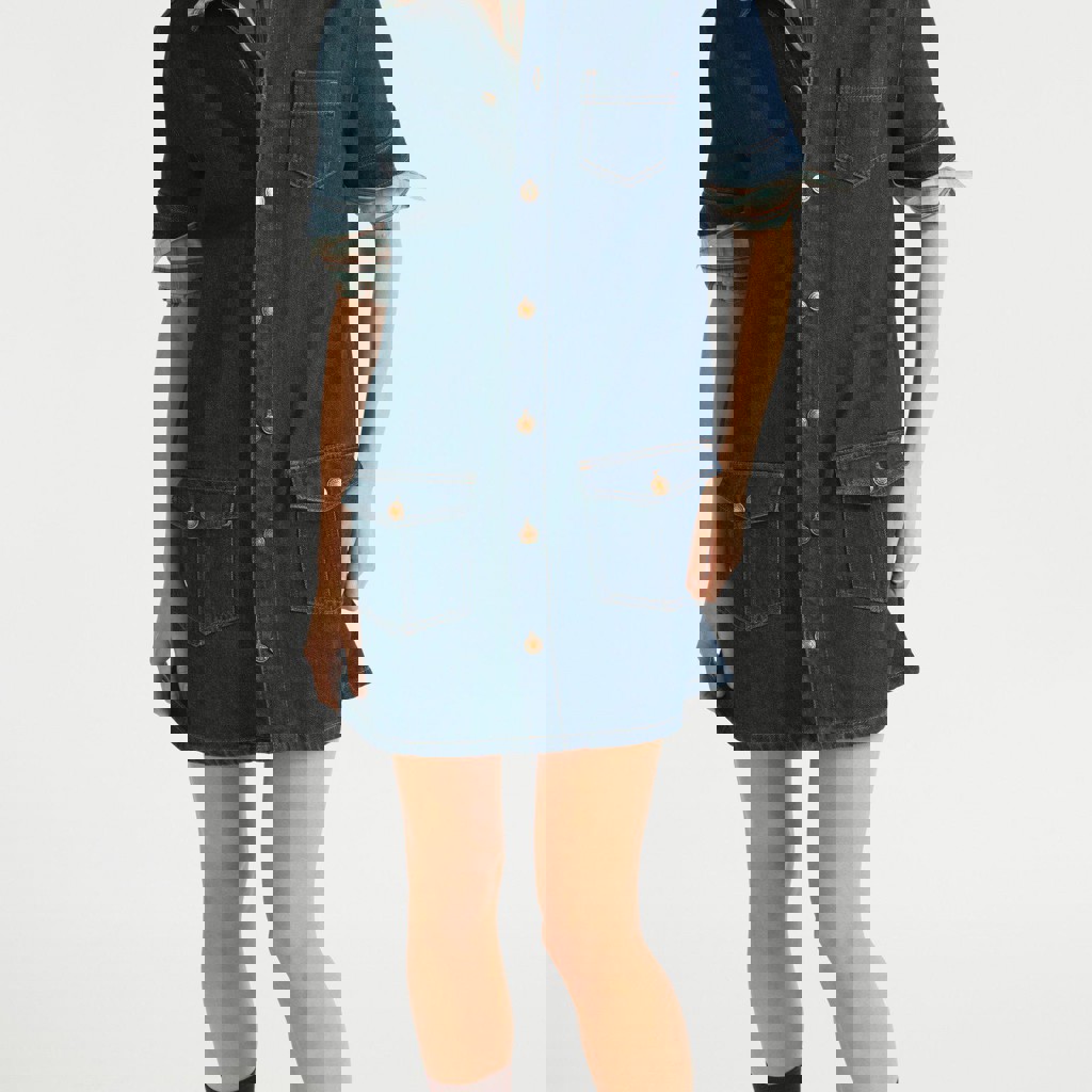 Джинсовое платье