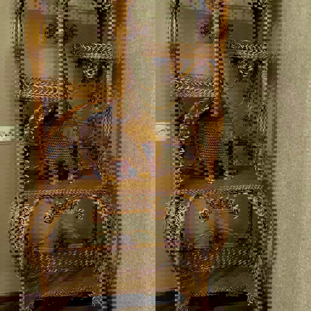 Ротанговая этажерка