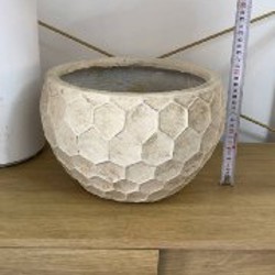 Керамический горшок с блюдцем - фото 1