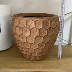 Керамический горшок с блюдцем - фото 8