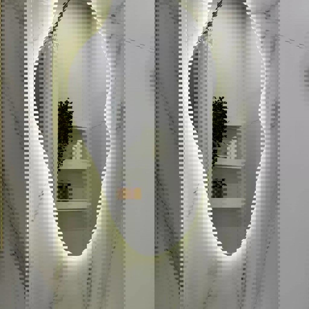 Зеркало фигурное с подсветкой