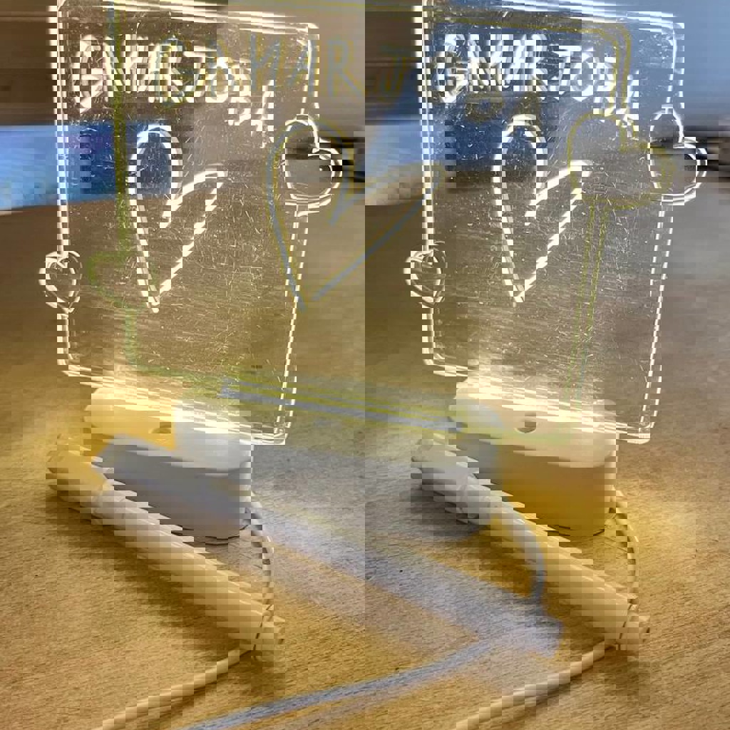 Светящаяся usb доска-лампа