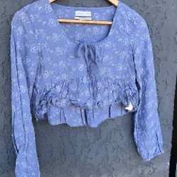 Белая блузка в чёрный горошек - фото 3