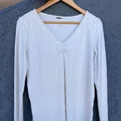 Белая блузка в чёрный горошек - фото 4