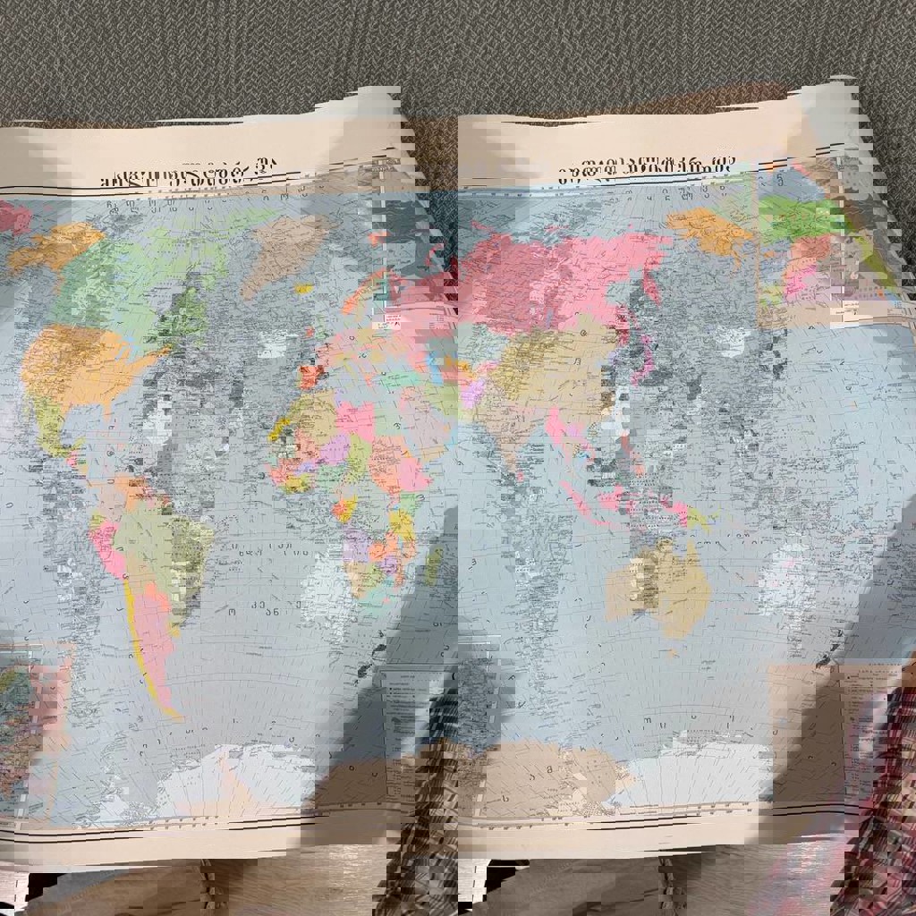 Карта мира на грузинском