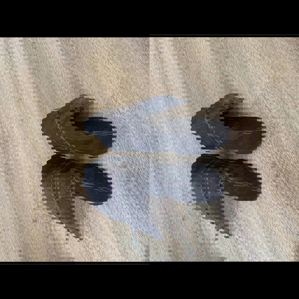 Туфли замшевые