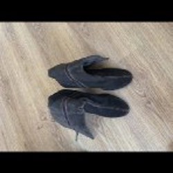 Туфли замшевые - фото 1