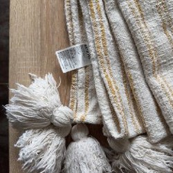 Хлопковый плед H&M Home - фото 2