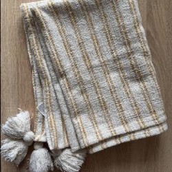 Хлопковый плед H&M Home - фото 3