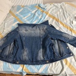 Джинсовая куртка с мехом - фото 3