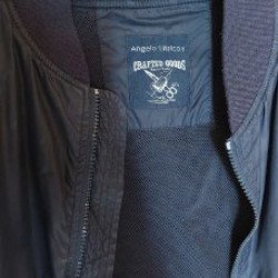 Мужская синяя куртка-ветровка - фото 3