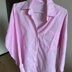 Рубашка розовая lime - фото 3