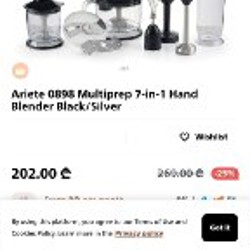 Блендер / кухонный комбайн Ariete 7 в 1 - фото 2