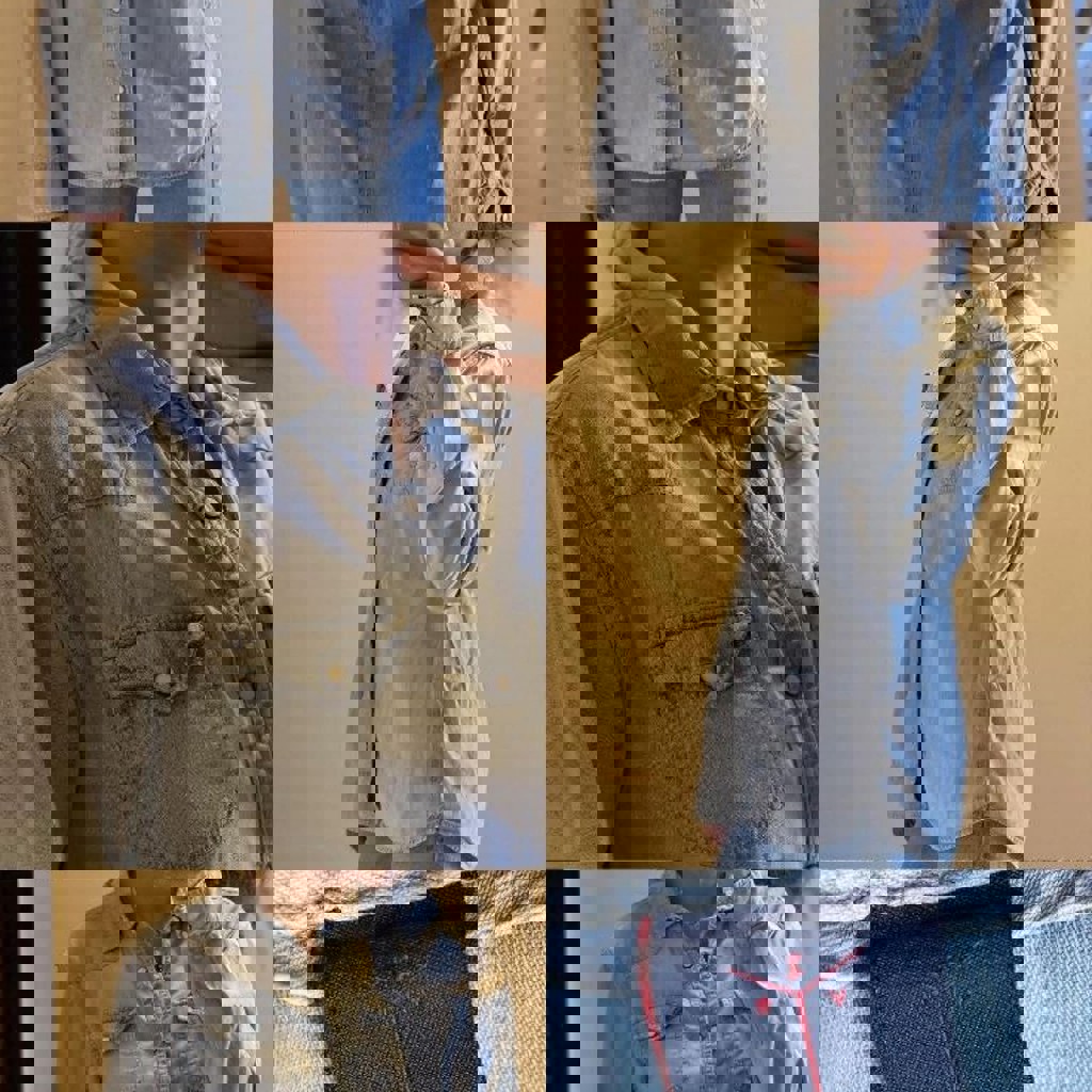 Джинсовая рубашка