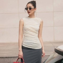 Топ с драпировкой - фото 7