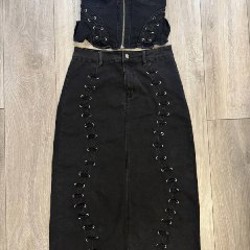 Джинсовое платье - фото 6