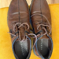 Коричневые мужские туфли - фото 2