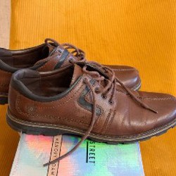 Коричневые мужские туфли - фото 4