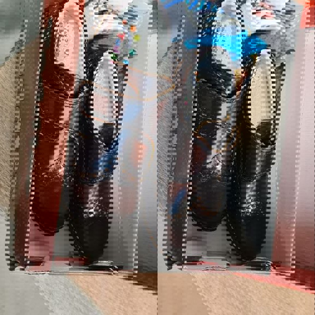 Кожанные детские туфли