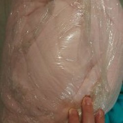 Толстая пряжа для ручного вязания (серая) - фото 1