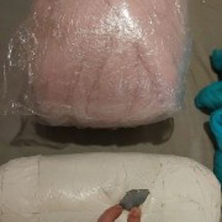 Толстая пряжа для ручного вязания (серая) - фото 2