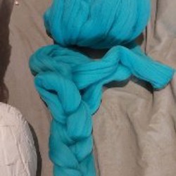 Толстая пряжа для ручного вязания (серая) - фото 3