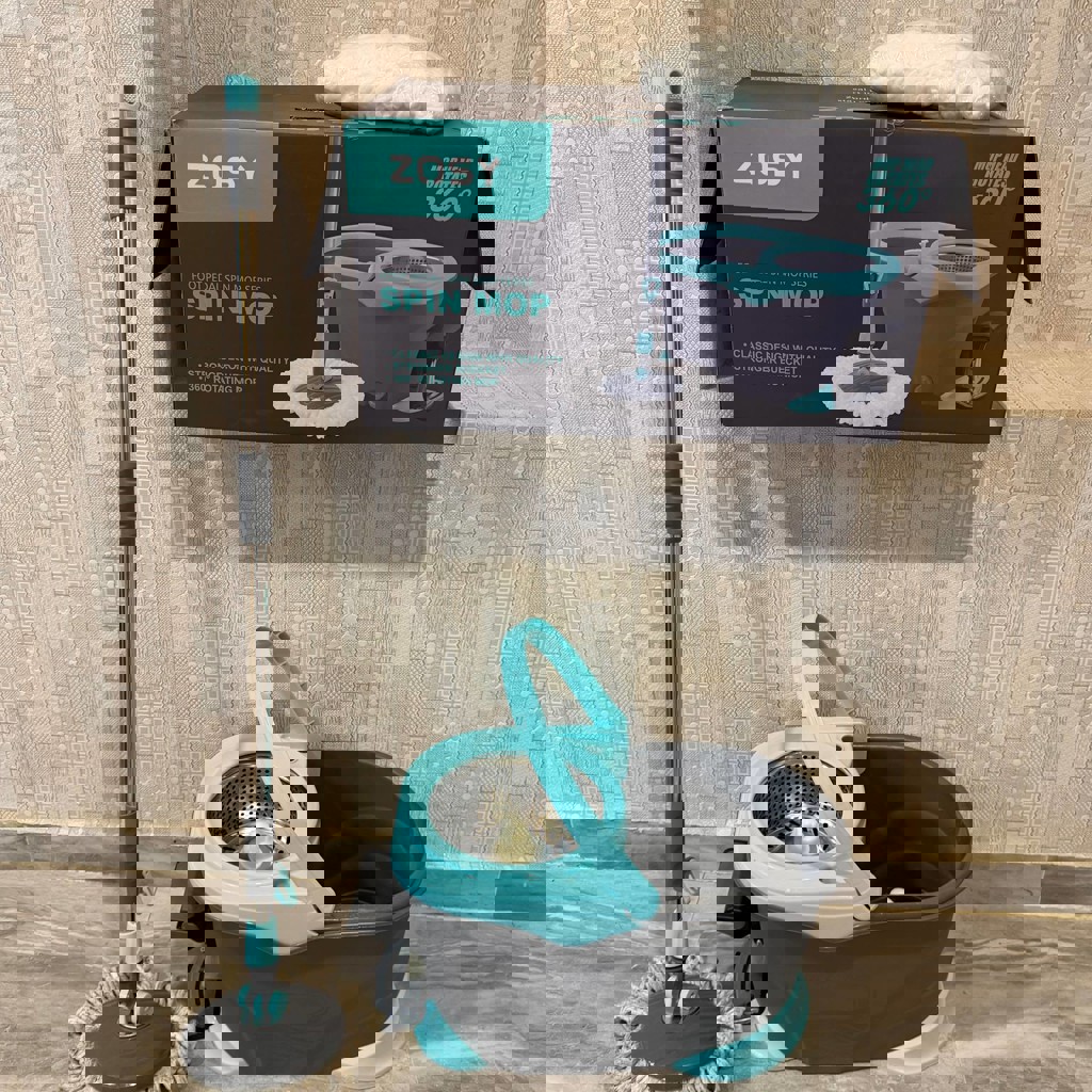 Швабра с ведром для отжима