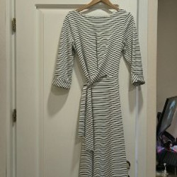 Розовое платье в горошек - фото 9