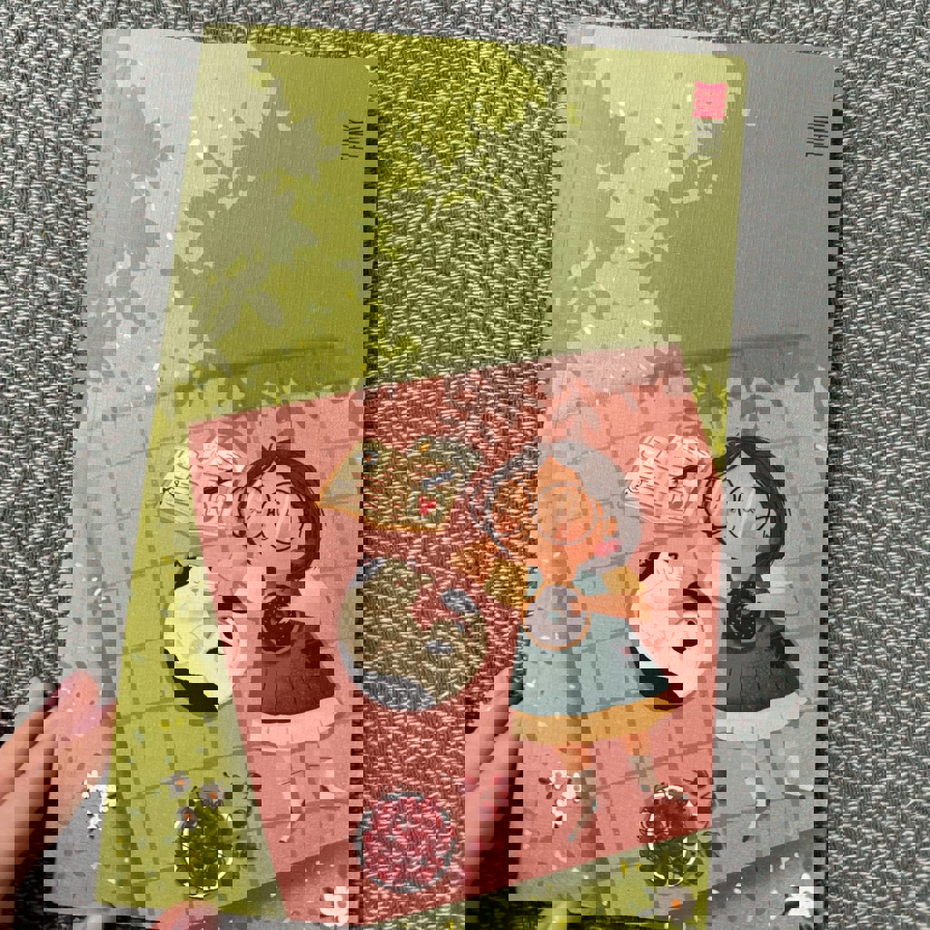 Блокнот с цветными листами