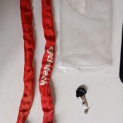 Замок велосипедный с ключом - фото 2