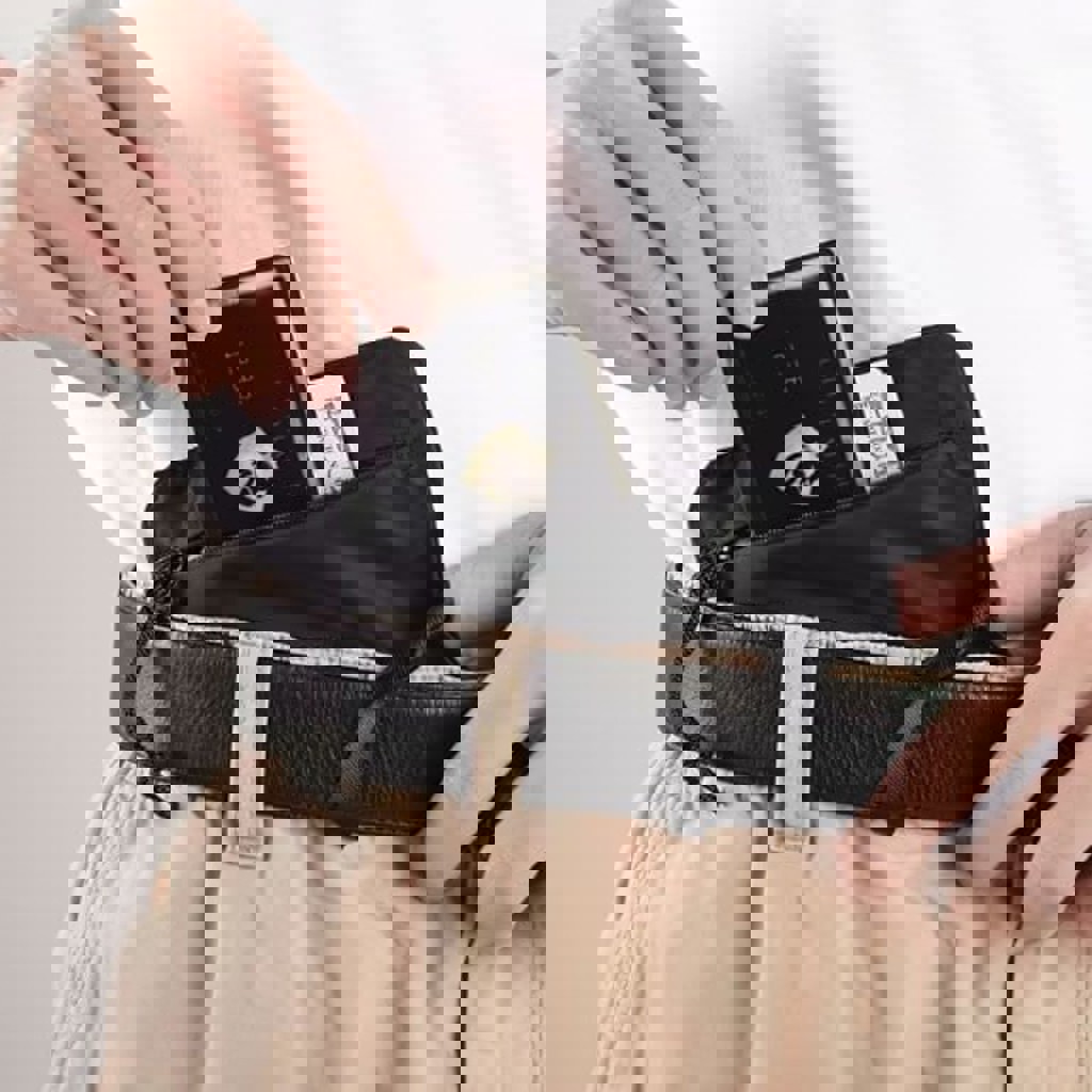 Кожаный кошелек