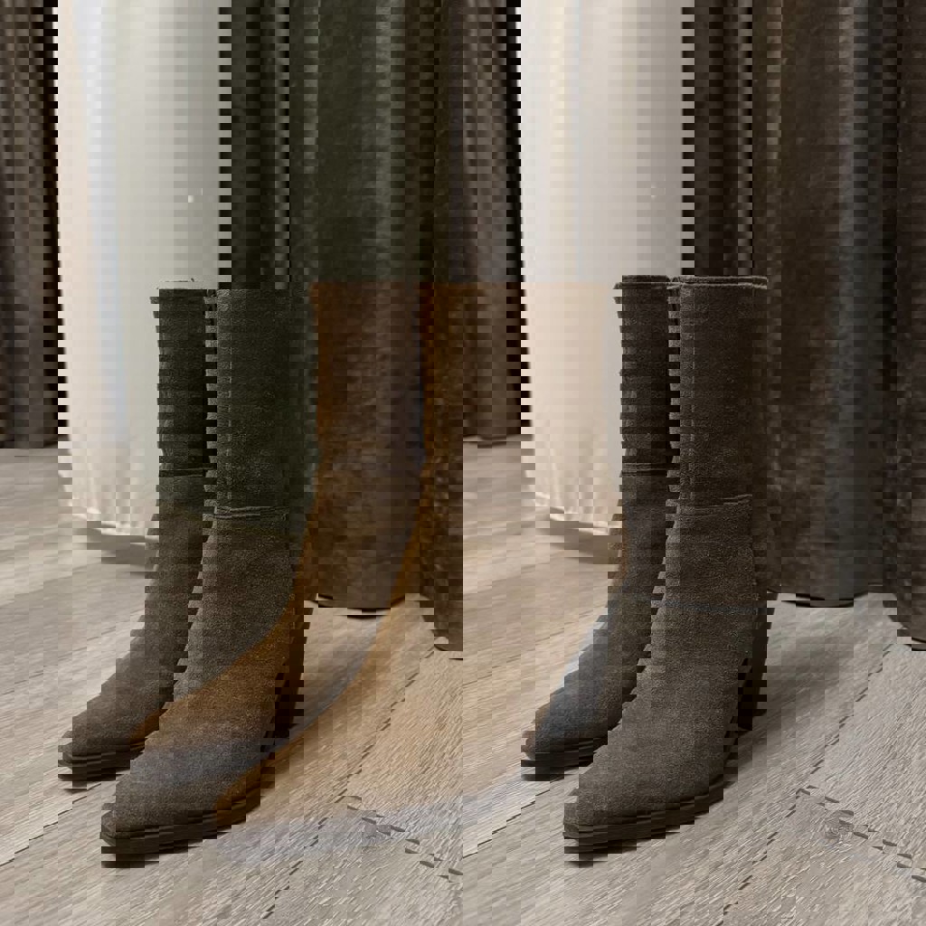 Ботинки с острым носом