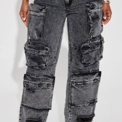 Denim dress - фото 4