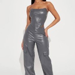 Denim dress - фото 9