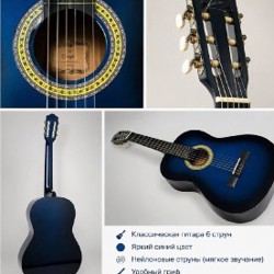 Классическая гитара Crape GP-C40-39-BLS - фото 2