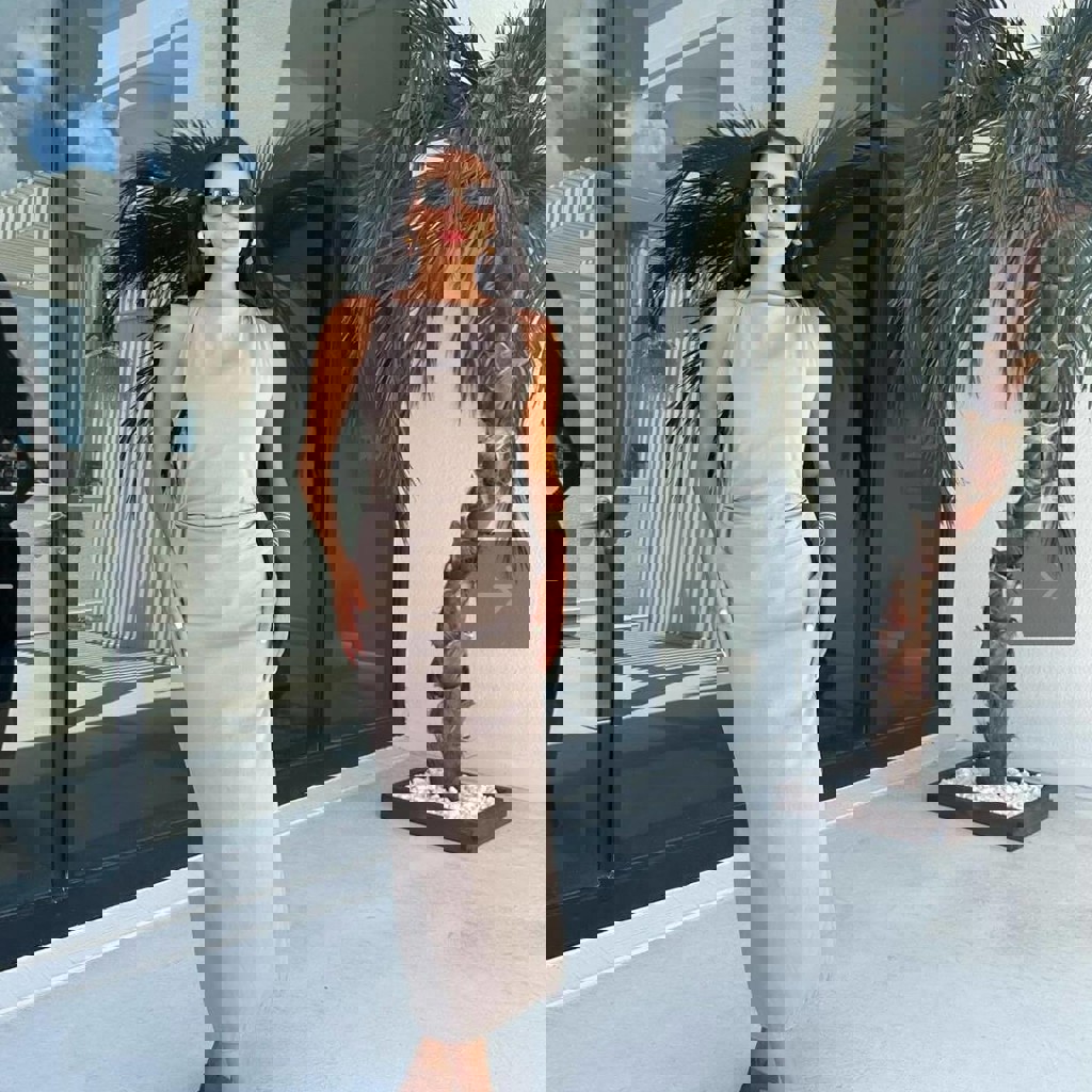 Платье льняное