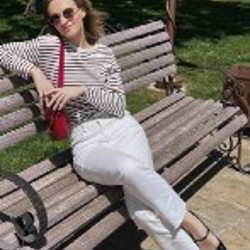 Джинсы белые прямого кроя - фото 3