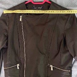 Кожаная куртка Armani Jeans - фото 6