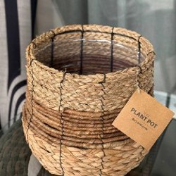 Плетенная корзинка для растений - фото 8