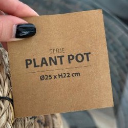 Плетенная корзинка для растений - фото 9