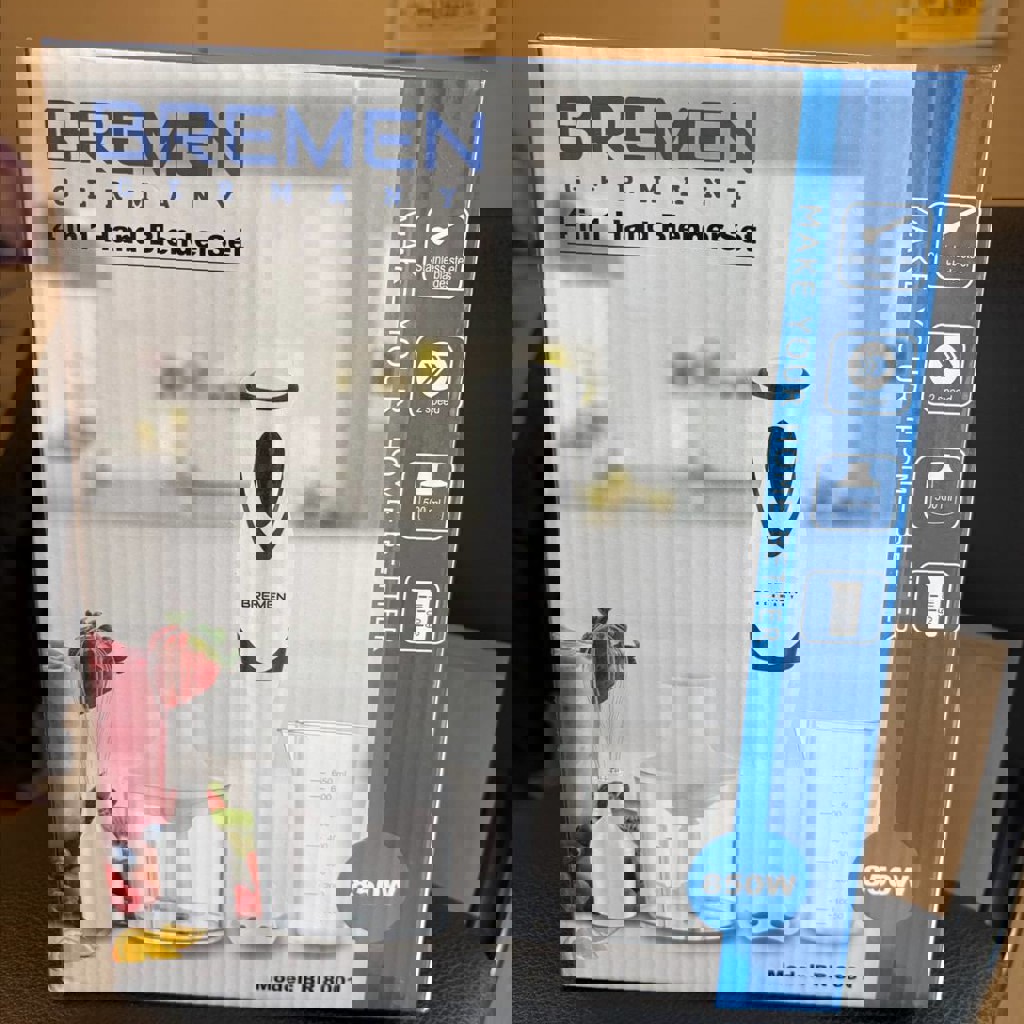 Погружной блендер миксер Bremen 4в1