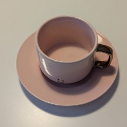 Чашка с блюдцем и тарелкой - фото 3