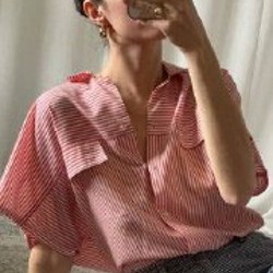 Рубашка в полоску H&M - фото 4